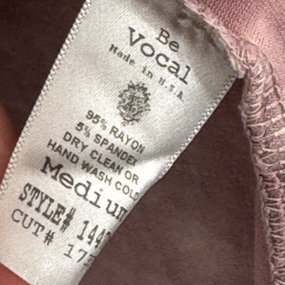 Vocal American Original Girl Biker Graphic Tee size medium Y2K pink USA - Picture 3 of 9